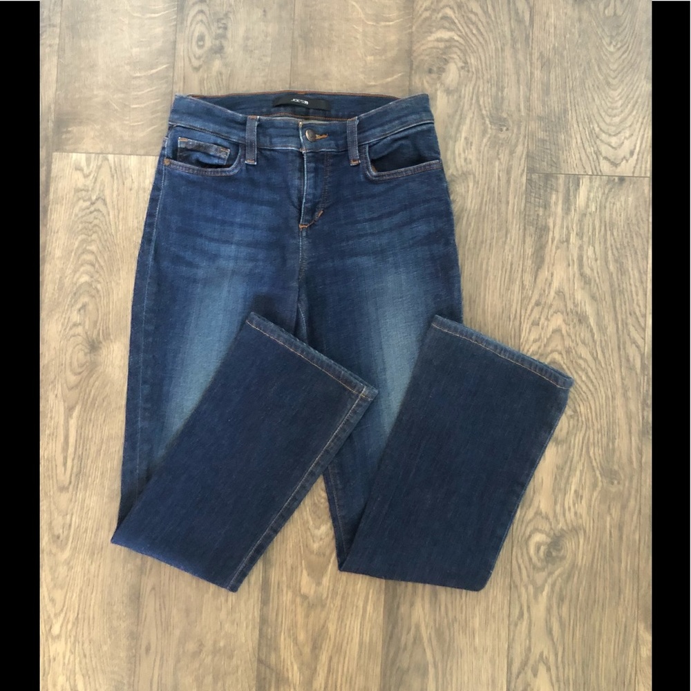 JOE’S JEANS “PETITE BOOTCUT” dark wash jeans - Picture 3 of 8